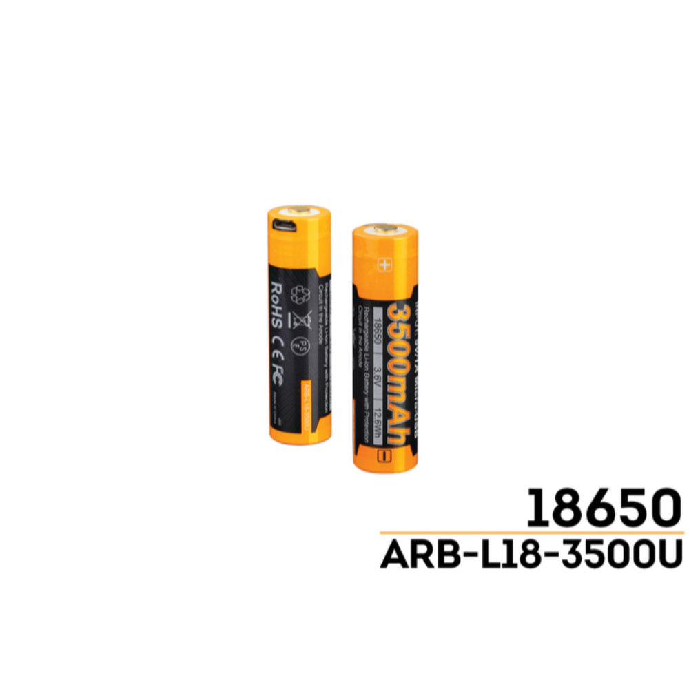 Fenix 18650 USB Rechargable Battery 1 Fenix 18650 Rechargable Battery