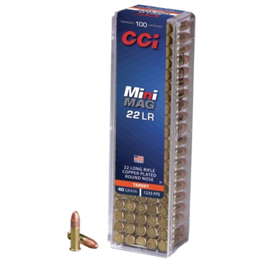 CCI Mini-Mag 22 LR Ammunition 1 CCI Mini-Mag 22 L/R Ammunition