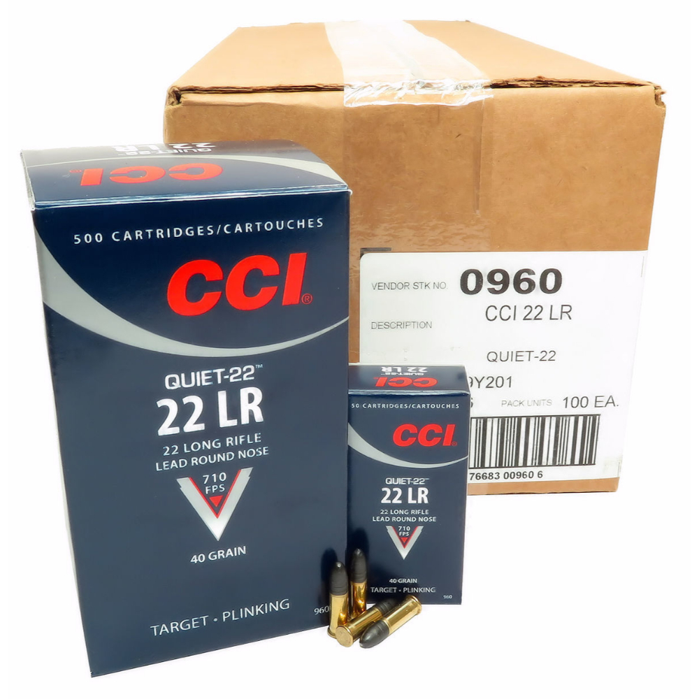 CCI Quiet-22 22 L/R Ammunition 2 CCI Quiet-22 22 L/R Ammunition