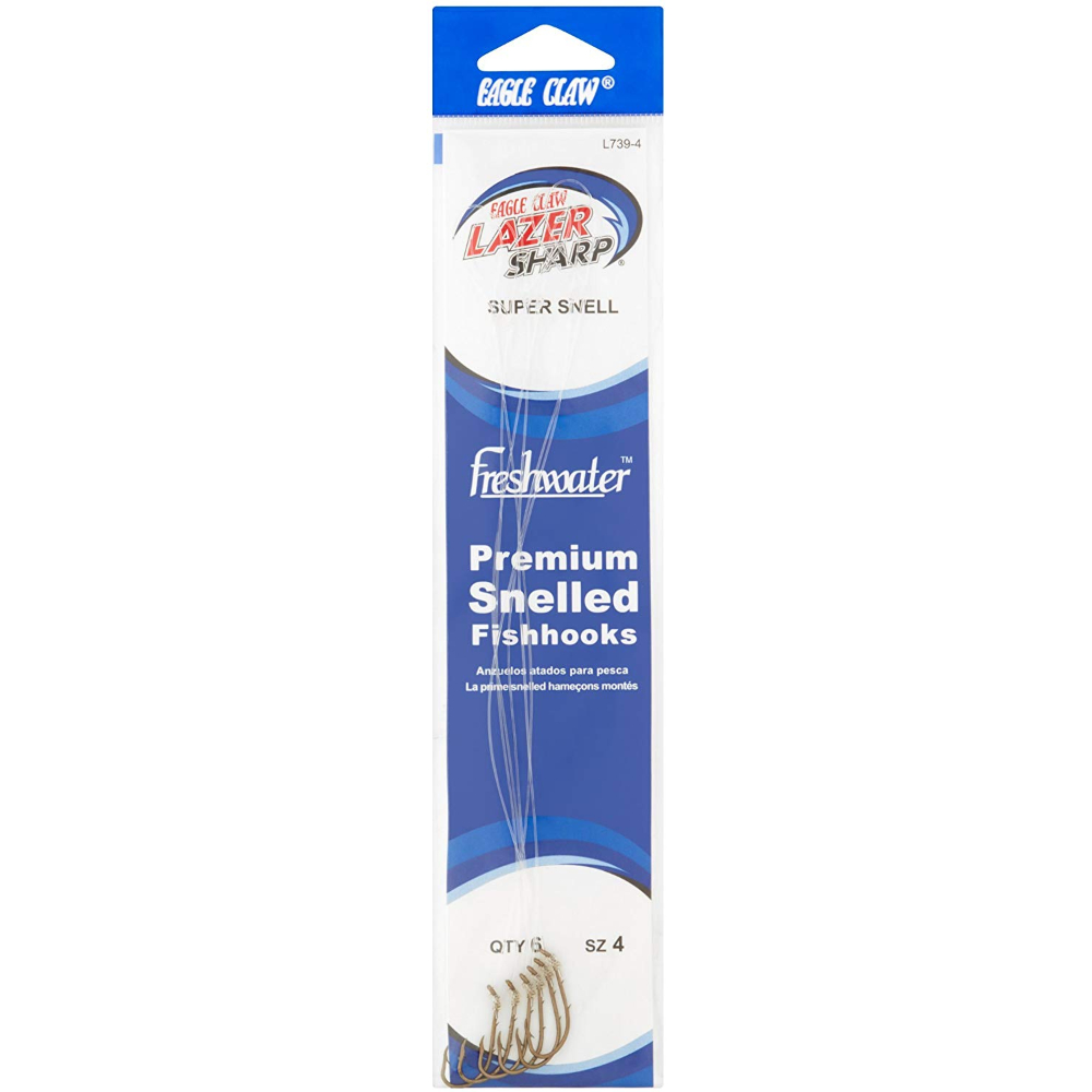 Eagle Claw Snelled Bronze Hook 1 Eagle Claw Snelled Bronze Hook