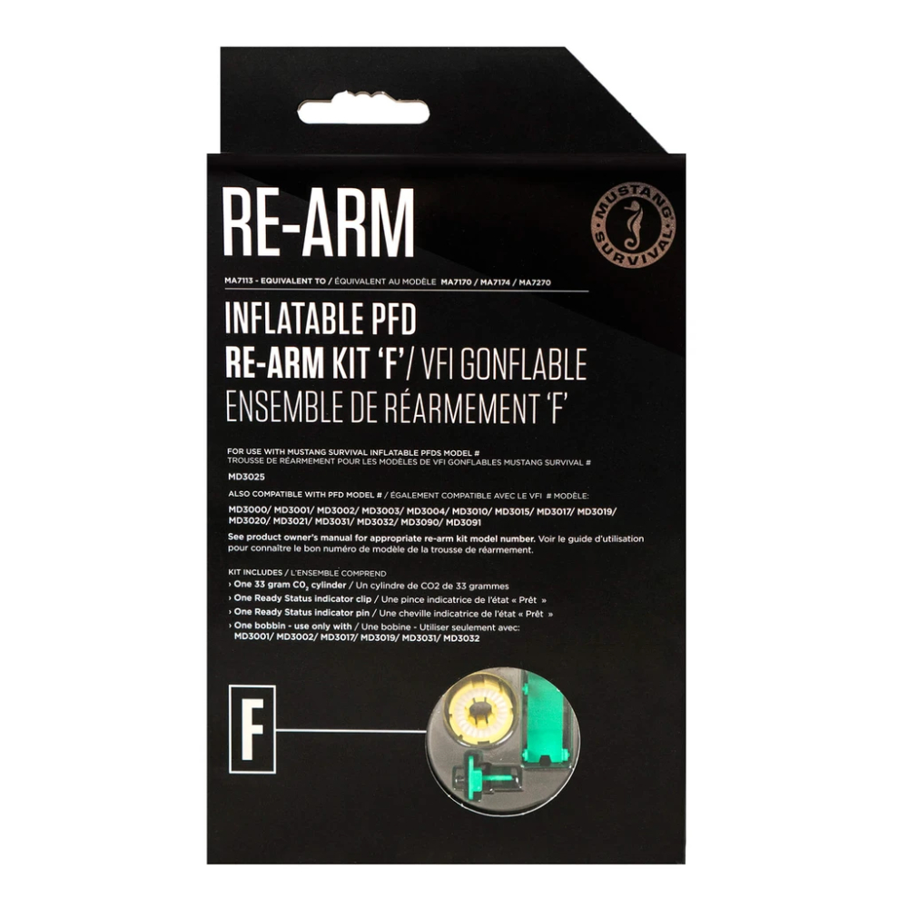 Mustang Manual/Auto Re-arm Kit MA7113 2 Mustang Re-Arm Kit Type F