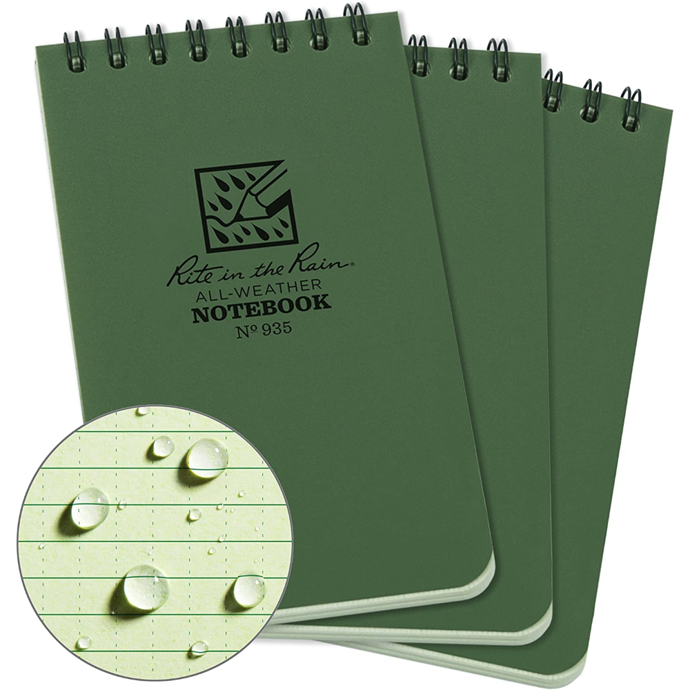 Rite in the Rain All-Weather Notebook 3"x 5" 1 Rite in the Rain Notebook 3x5