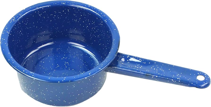 GSI Enamelware 1qt Saucepan 3 GSI Enamelware 1qt Saucepan - Image 3