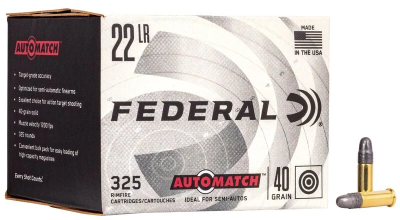 Federal Auto Match 22 LR Ammunition 1 federal auto match