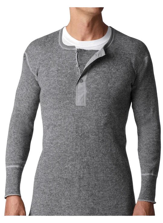 Stanfield Men's Wool Henley Sweater 1 stanfield's Wool Henley Sweater