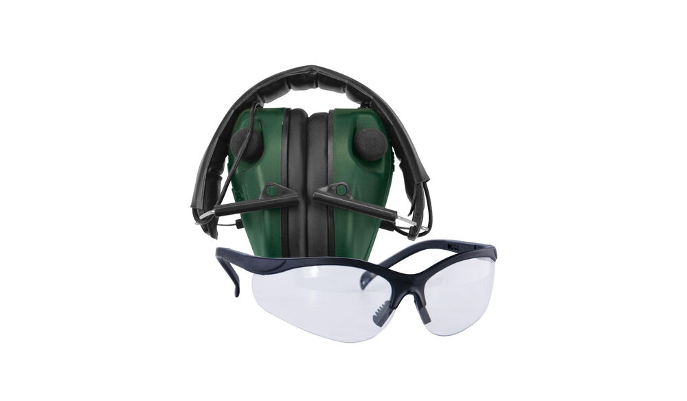 Caldwell Low Profile E-Max Earmuff W/Glasses Combo 1 Low Profile E-Max combo