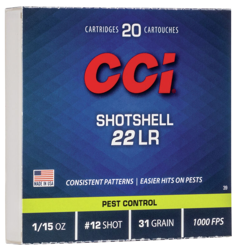 CCI Shotshell 22 LR Ammo 1 cci shotshell
