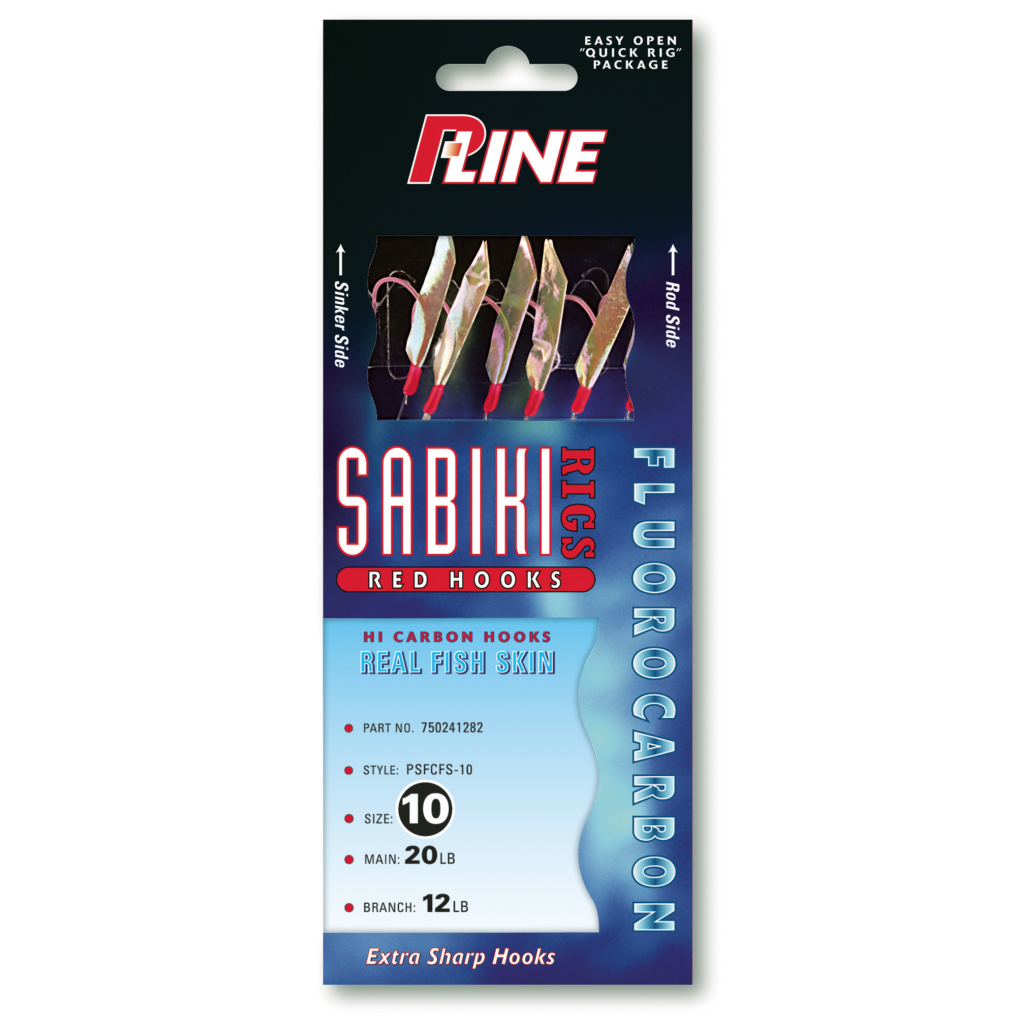 Sabiki Herring Jig Fluorocarbon Red Hook 1 Sabiki herring jig