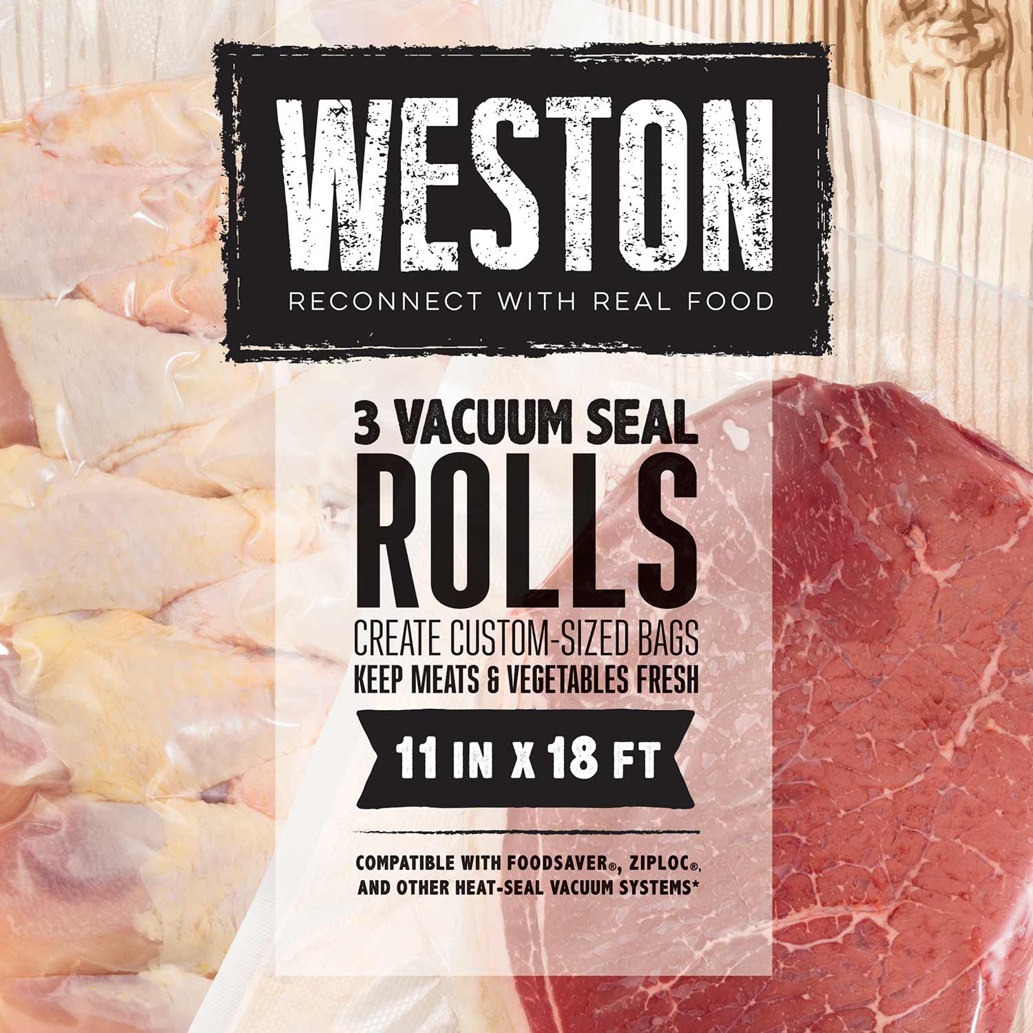 Weston Vacuum Sealer Rolls 1 Vacuum Sealer Rolls