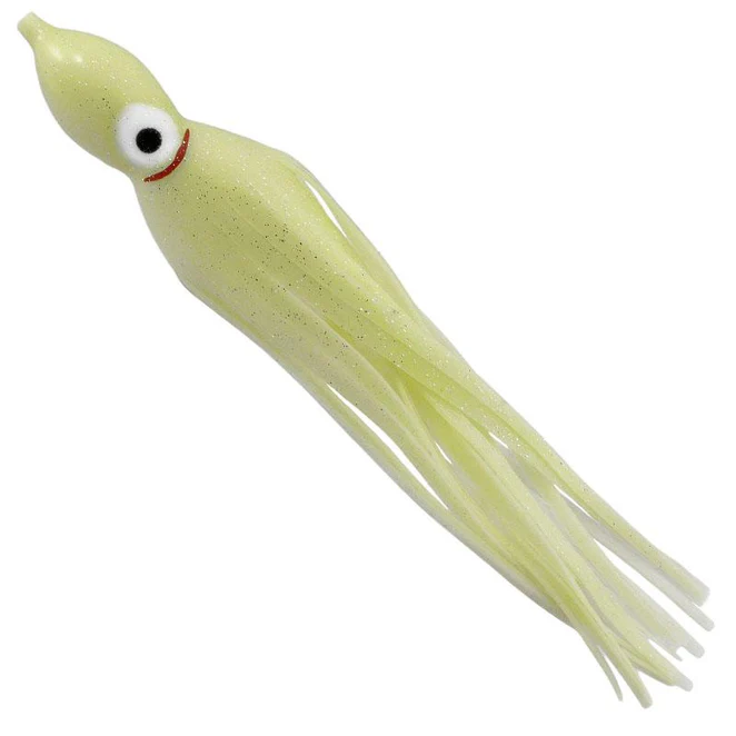Delta Jumbo Squid 4 glow jumbo swuid halibut cod lure