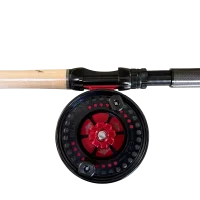 River Sportsman 4 TR# Black/Red WFT Mooching Combo