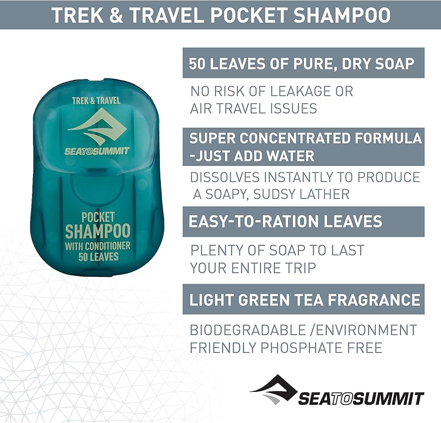Sea To Summit Pocket Shampoo And Conditioner 3 Sea To Summit Pocket Shampoo And Conditioner - Image 3