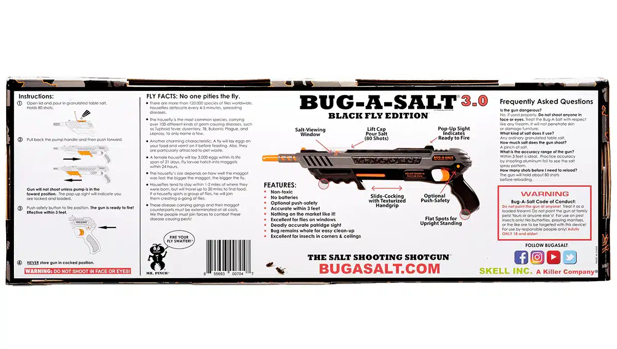 Bug A Salt Black Fly Edition 3.0 2 Bug A Salt Black Fly Edition 3.0 - Image 2